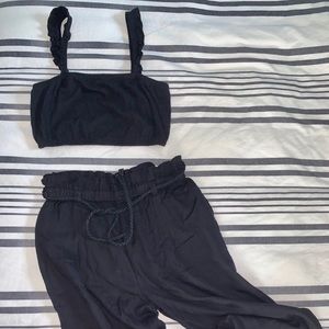 🐚 Billabong Crop and Pant Set